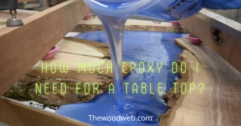 How much epoxy do I need for a Table Top?