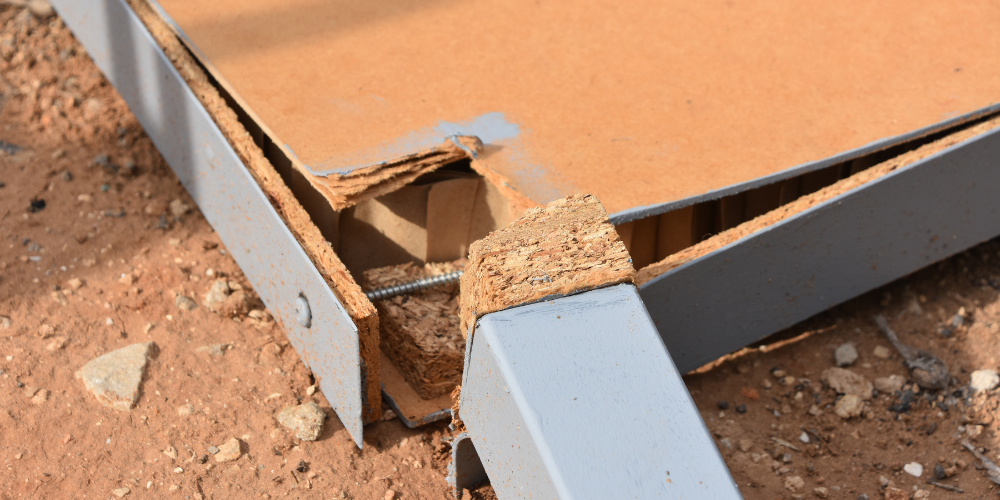 how to fix split wood table leg