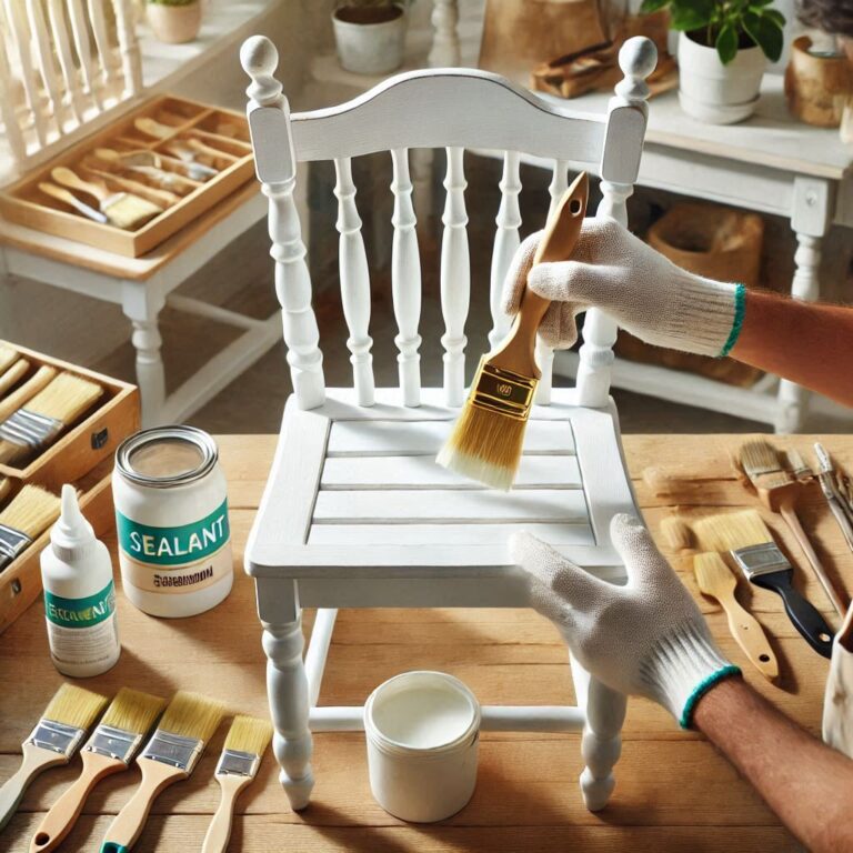 How to seal white painted furniture