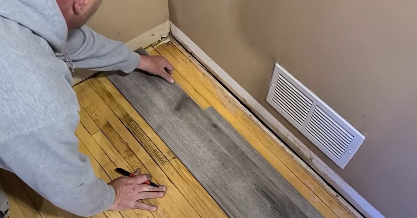 How To Cut Vinyl Plank Flooring Around Corners